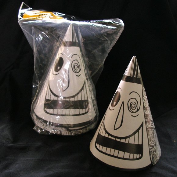 Nightmare Before Christmas Tim Burton's NIP Set 8 Party Hats 1993 Vintage NIP - Picture 3 of 4